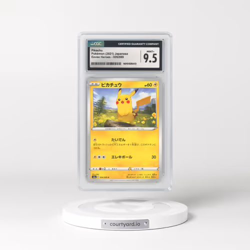 2021 Eevee Heroes #026/069 Pikachu (CGC 9.5 MINT+)