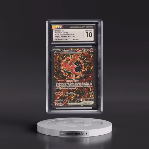 2025 Black Star Promos - Mega Evolution MEP EN #024 Oricorio ex - Mega Charizard X ex Ultra Premium