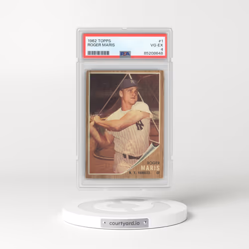 1962 Topps #1 Roger Maris (PSA 4 VG-EX)