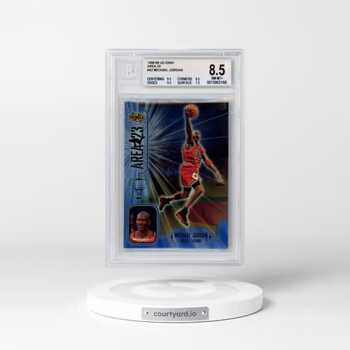 1998 UD Ionix Area 23 #A2 Michael Jordan (BGS 8.5 NM-MT+)
