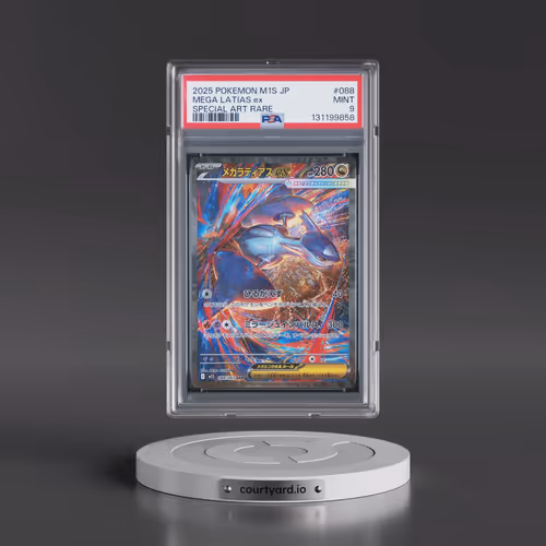 2025 Pokémon M1s-Mega Symphonia #088 Mega Latias EX - Holo Special Art Rare (PSA 9 MINT)