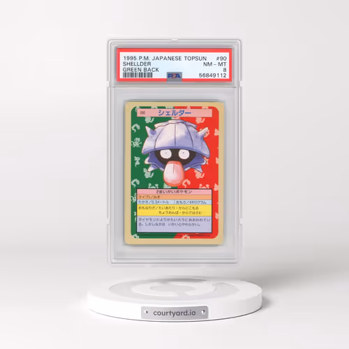 1997 Pokémon Topsun #90 Shellder - Green Back (PSA 8 NM-MT)