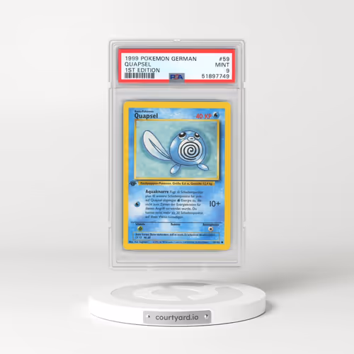 1999 Pokémon #59 Quapsel - 1st Edition (PSA 9 MINT)