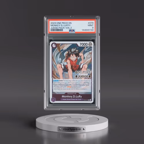 2023 One Piece Judge Pack Volume 2 #070 Monkey D. Luffy (PSA 9 MINT)