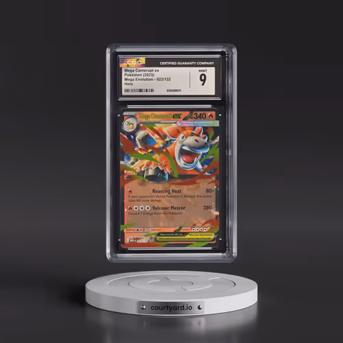 2025 Mega Evolution - MEG EN #022/132 Mega Camerupt ex - Holo (CGC 9 MINT)