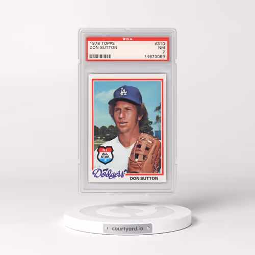 1978 Topps #310 Don Sutton (PSA 7 NM)