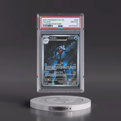 2024 Pokémon Paf EN-Paldean Fates #225 Palafin - Illustration Rare (PSA 10 GEM MINT)