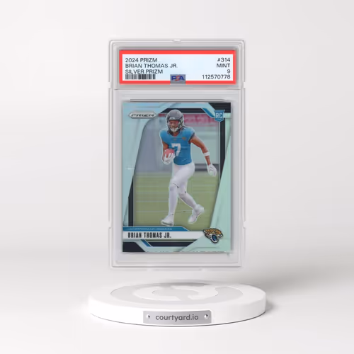 2024 Panini Prizm #314 Brian Thomas Jr. - Silver Prizm (PSA 9 MINT)