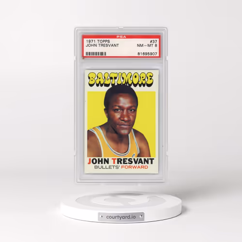 1971 Topps #37 John Tresvant (PSA 8 NM-MT)