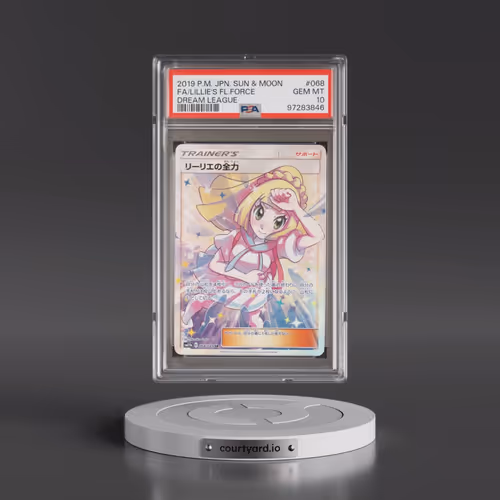 2019 Pokémon Sun & Moon Dream League #068 Lillie's Full Force - Full Art (PSA 10 GEM MINT)