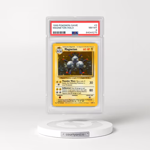 1999 Pokémon Game #9 Magneton - Holo (PSA 8 NM-MT)