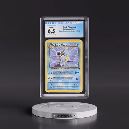 1999 Team Rocket #20/82 Dark Blastoise (CGC 6.5 EX-NM+)