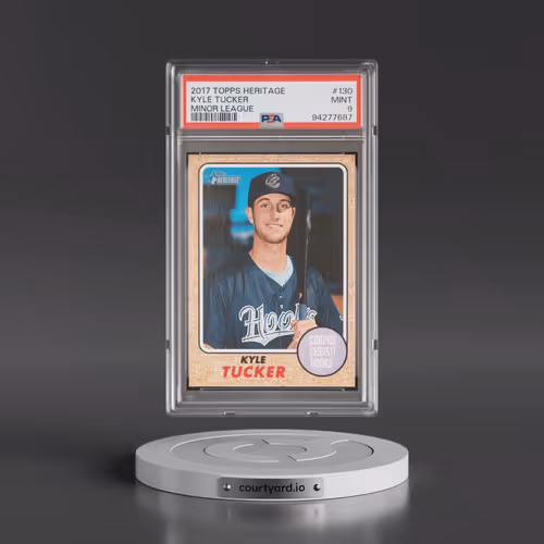 2017 Topps Heritage Minor League #130 Kyle Tucker (PSA 9 MINT)