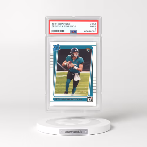2021 Panini Donruss #251 Trevor Lawrence (PSA 9 MINT)