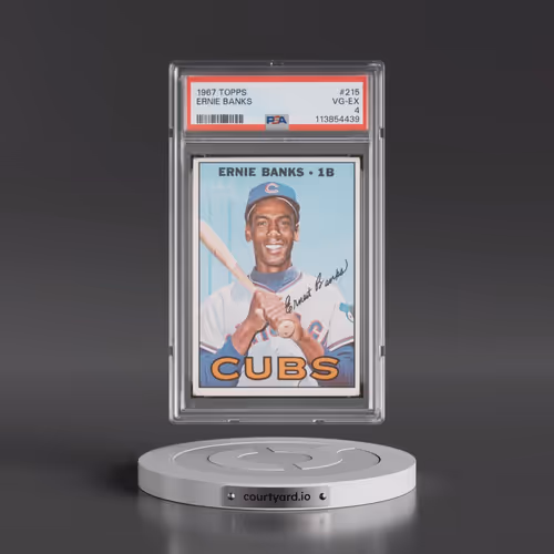 1967 Topps #215 Ernie Banks (PSA 4 VG-EX)