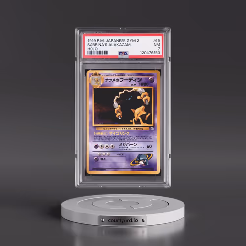 1999 Pokémon Gym 2 #65 Sabrina's Alakazam - Holo (PSA 7 NM)