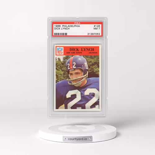 1966 Philadelphia #126 Dick Lynch (PSA 7 NM)