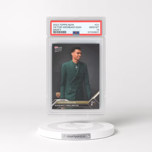 2023 Topps Now Draft #D1 Victor Wembanyama (PSA 10 GEM MINT)