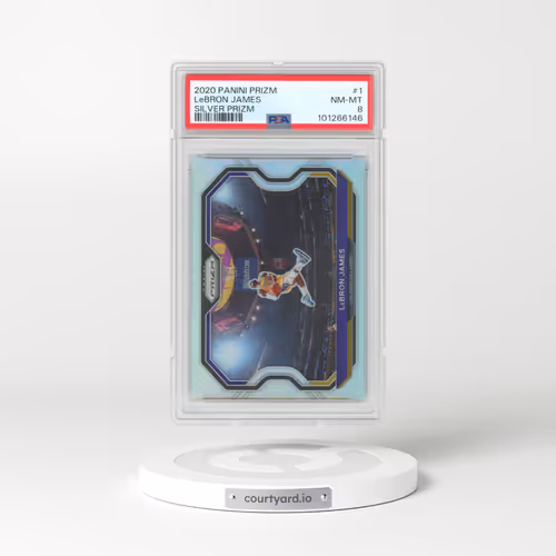 2020 Panini Prizm #1 LeBron James - Silver Prizm (PSA 8 NM-MT)