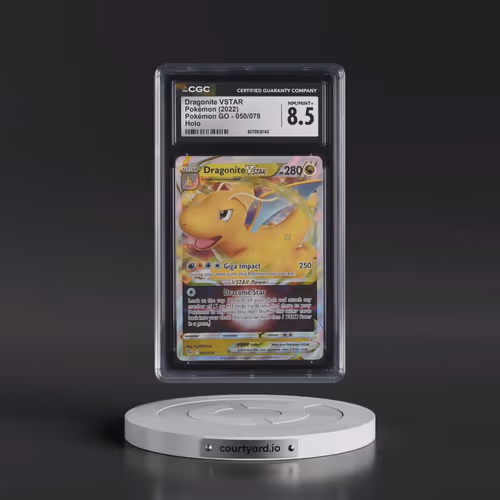 2022 Pokémon GO #050/078 Dragonite VSTAR - Holo (CGC 8.5 NM-MT+)