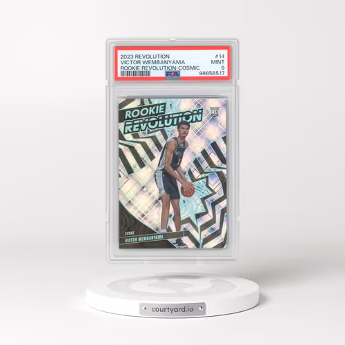 2023 Panini Revolution Rookie Revolution #14 Victor Wembanyama - Cosmic (PSA 9 MINT)