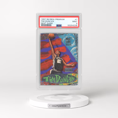 1997 Skybox Premium Next Game #7 Tim Duncan (PSA 9 MINT)