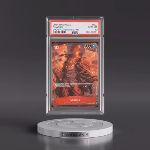 2024 One Piece OP06-Wings of the Captain #007 Shanks - Alternate Art (PSA 10 GEM MINT)