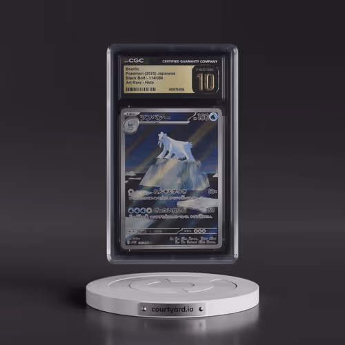 2025 Black Bolt - sv11B #114/086 Beartic - Art Rare Holo (CGC 10 PRISTINE)