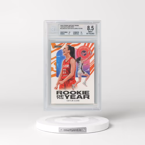 2024 Panini Instant WNBA Rookie of the Year #A Caitlin Clark (BGS 8.5 NM-MT+)