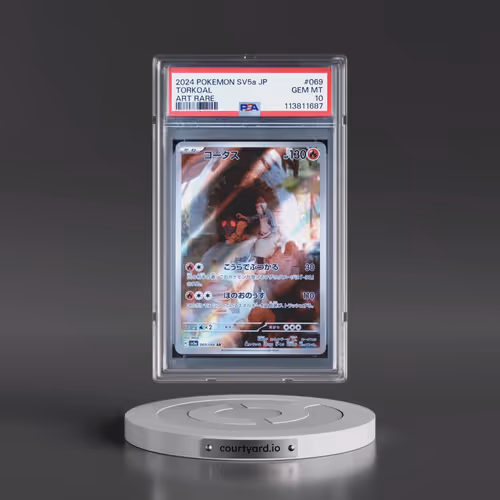 2024 Pokémon Sv5a-Crimson Haze #069 Torkoal - Art Rare (PSA 10 GEM MINT)