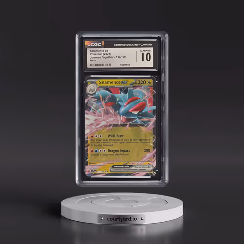 2025 Pokémon Jtg EN-Journey Together #114 Salamence EX - Holo (CGC 10 GEM MINT)