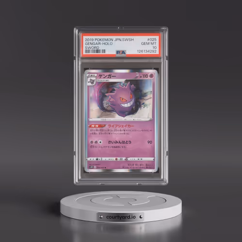 2019 Pokémon Sword & Shield Sword #025 Gengar - Holo (PSA 10 GEM MINT)
