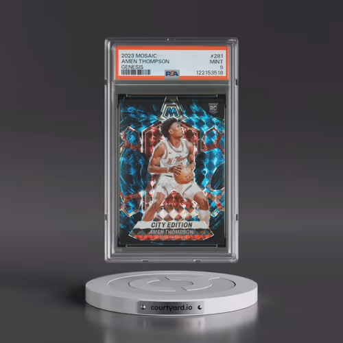 2023 Panini Mosaic #281 Amen Thompson - Genesis (PSA 9 MINT)