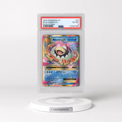 2016 Pokémon XY Evolutions #27 M Slowbro EX - Holo (PSA 6 EX-MT)