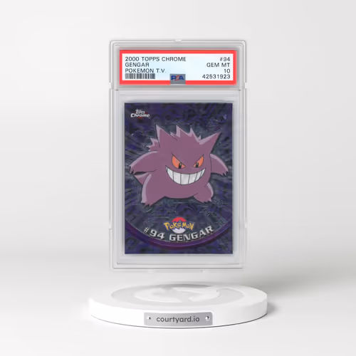 2000 Topps Chrome Pokémon T.V. #94 Gengar (PSA 10 GEM MINT)