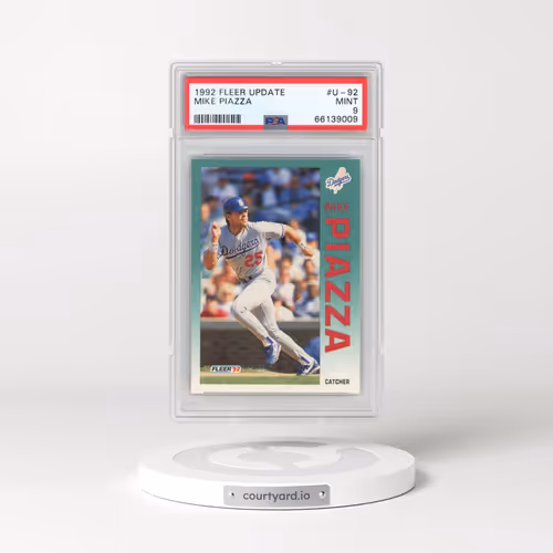 1992 Fleer Update #U-92 Mike Piazza (PSA 9 MINT)