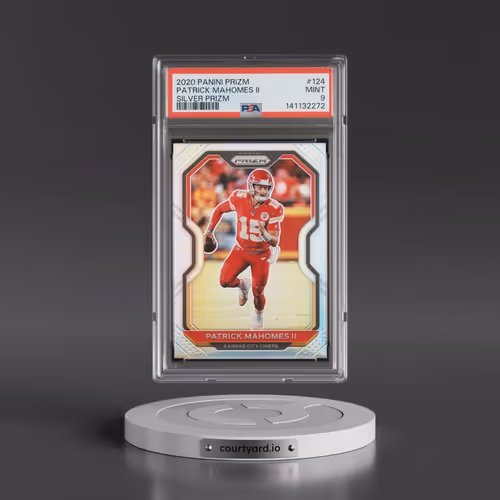 2020 Panini Prizm #124 Patrick Mahomes II - Silver Prizm (PSA 9 MINT)