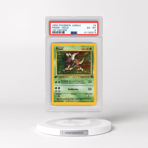 1999 Pokémon Jungle #9 Pinsir - 1st Edition Holo (PSA 6 EX-MT)