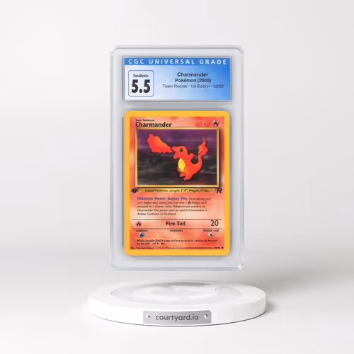 2000 Team Rocket #50/82 Charmander - 1st Edition 1st Edition (CGC 5.5 EX+)