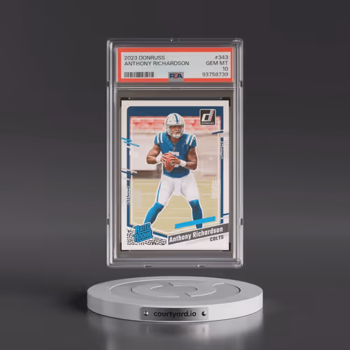 2023 Panini Donruss #343 Anthony Richardson (PSA 10 GEM MINT)