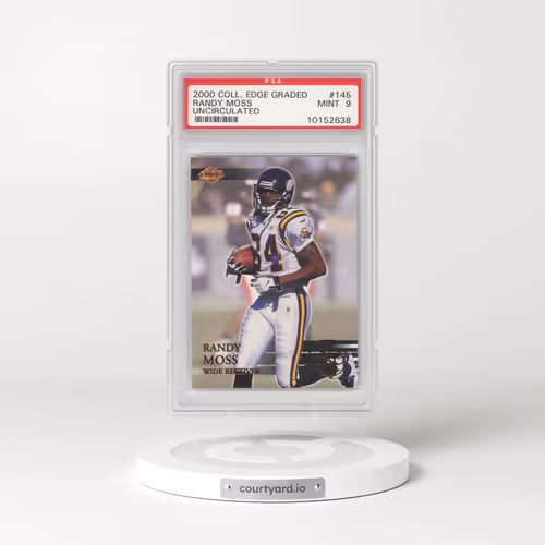 2000 Collector's Edge Graded #145 Randy Moss - Uncirculated (PSA 9 MINT)