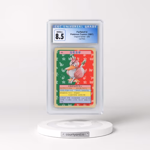 1997 (Only One Pokémon) Original Series #083 Farfetch'd - (Blue Back) 1st Print (CGC 8.5 NM-MT+)