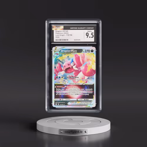 2022 Lost Origin #119/196 Drapion VSTAR - Holo (CGC 9.5 MINT+)