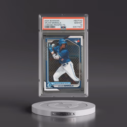 2024 Bowman Chrome Prospects #BCP142 Arjun Nimmala (PSA 10 GEM MINT)