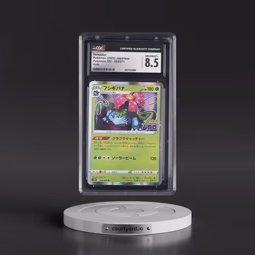 2022 Pokémon GO #003/071 Venusaur - Holo (CGC 8.5 NM-MT+)