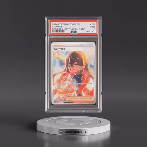 2024 Pokémon Twm EN-Twilight Masquerade #217 Carmine - Special Illustration Rare (PSA 9 MINT)