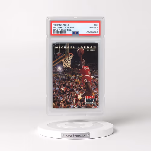 1992 Skybox USA Basketball #38 Michael Jordan (PSA 8 NM-MT)