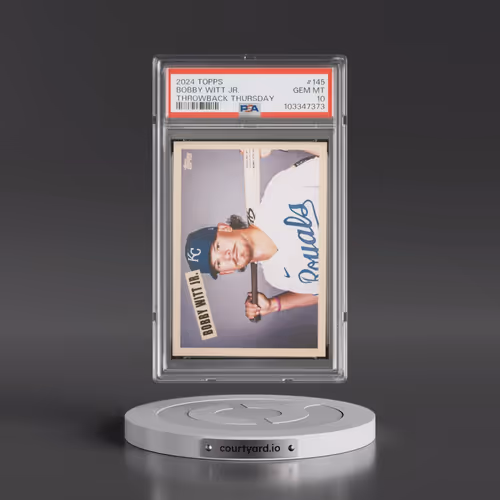 2024 Topps Throwback Thursday #145 Bobby Witt Jr. (PSA 10 GEM MINT)