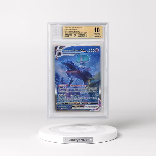 2021 Chilling Reign #205 Shadow Rider Calyrex VMAX - Holo Secret (BGS 10 PRISTINE)