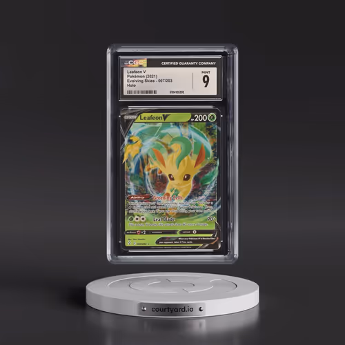 2021 Evolving Skies #007/203 Leafeon V - Holo (CGC 9 MINT)